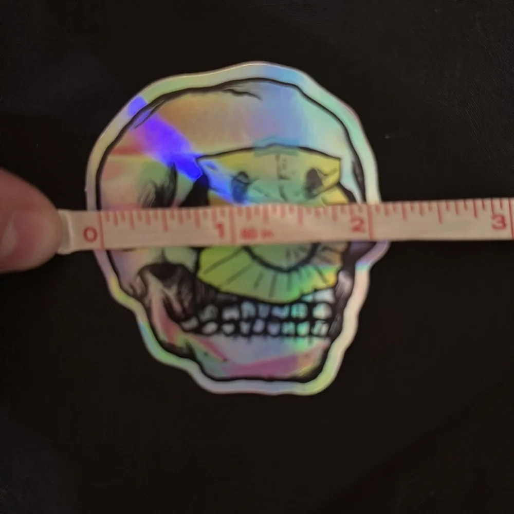 Holographic skull stickers/decals
